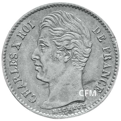 1/4 Franc Argent Charles X