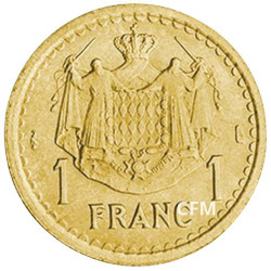 1 Franc Monaco 1945 - Louis II