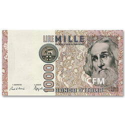 Billet 1000 Lires Italie 1982 - République parlementaire