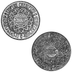 30 pièces acryliques de flans de cercle 2 pièces Maroc