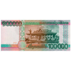 100 000 Kip  Laos 2011 -...