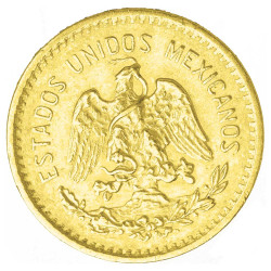 5 Pesos Or Mexique 1906 -...