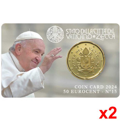 2 Minisets 50 Cent Vatican...