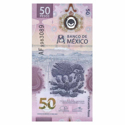 50 Pesos Mexique 2021 -...