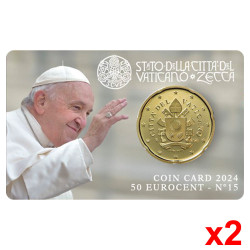 2 Minisets 50 Cent Vatican...