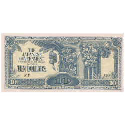 10 Dollars Malaisie 1944