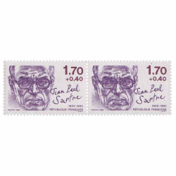 2 timbres Jean-Paul Sartre