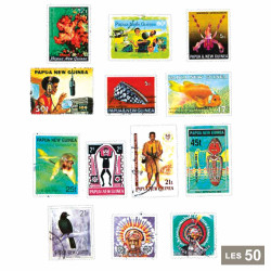 50 timbres Papouasie