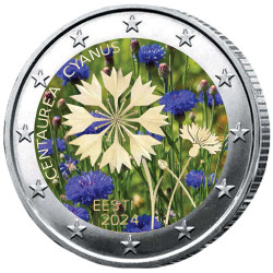 2 Euro Estonie 2024 - Bleuet