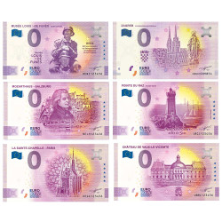 Lot 11 x 0 Euro Billets...