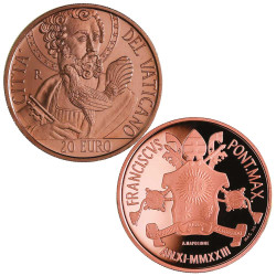 Lot 2 x 20 Euro Cuivre Vatican