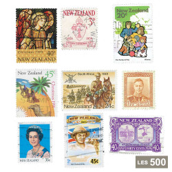 500 timbres Nouvelle-Zélande