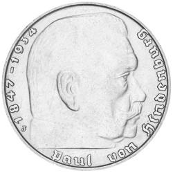 2 Reichsmarks Argent...