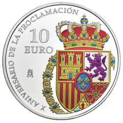 10 Euro Argent Espagne BE...